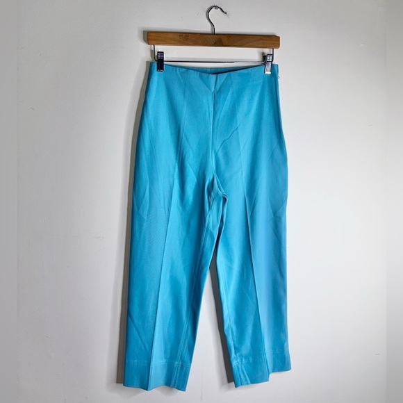 Lauren Vidal Paris Pants Women’s Blue Pull On Trousers - Picture 1 of 10